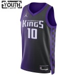 Sacramento Kings Trikot Domantas Sabonis Jordan 2023-24 Statement Edition Lila Swingman - Kinder